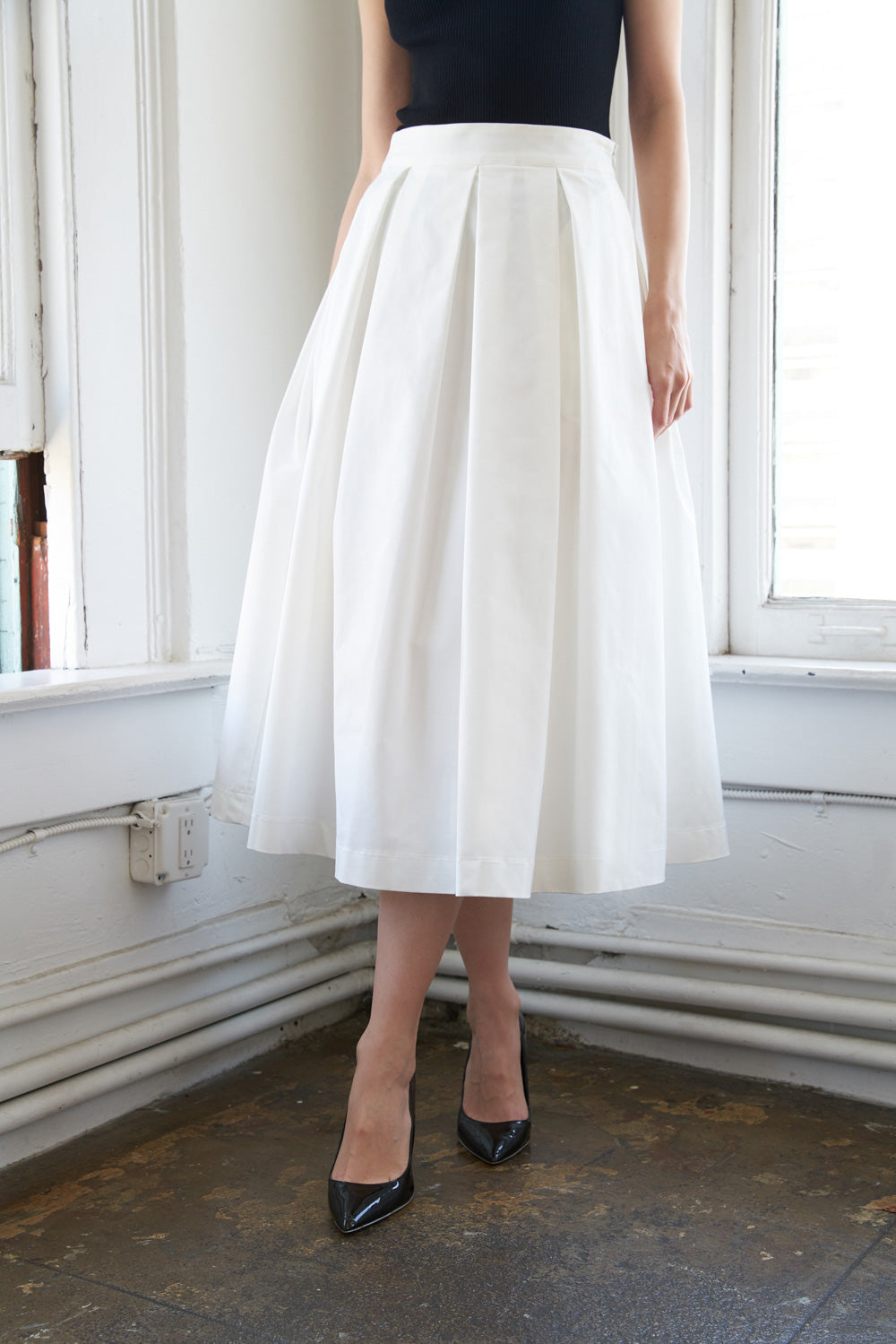 LOVE OF MINE WOVEN MIDI SKIRT Flying Tomato